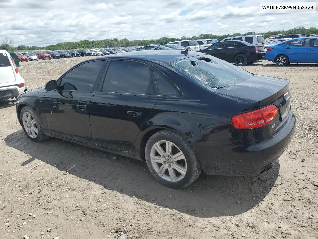 2009 Audi A4 2.0T Quattro VIN: WAULF78K99N052329 Lot: 62234585