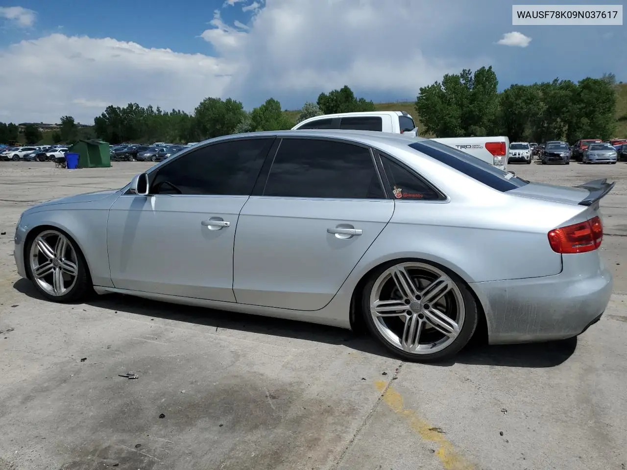 2009 Audi A4 Premium Plus VIN: WAUSF78K09N037617 Lot: 62689595