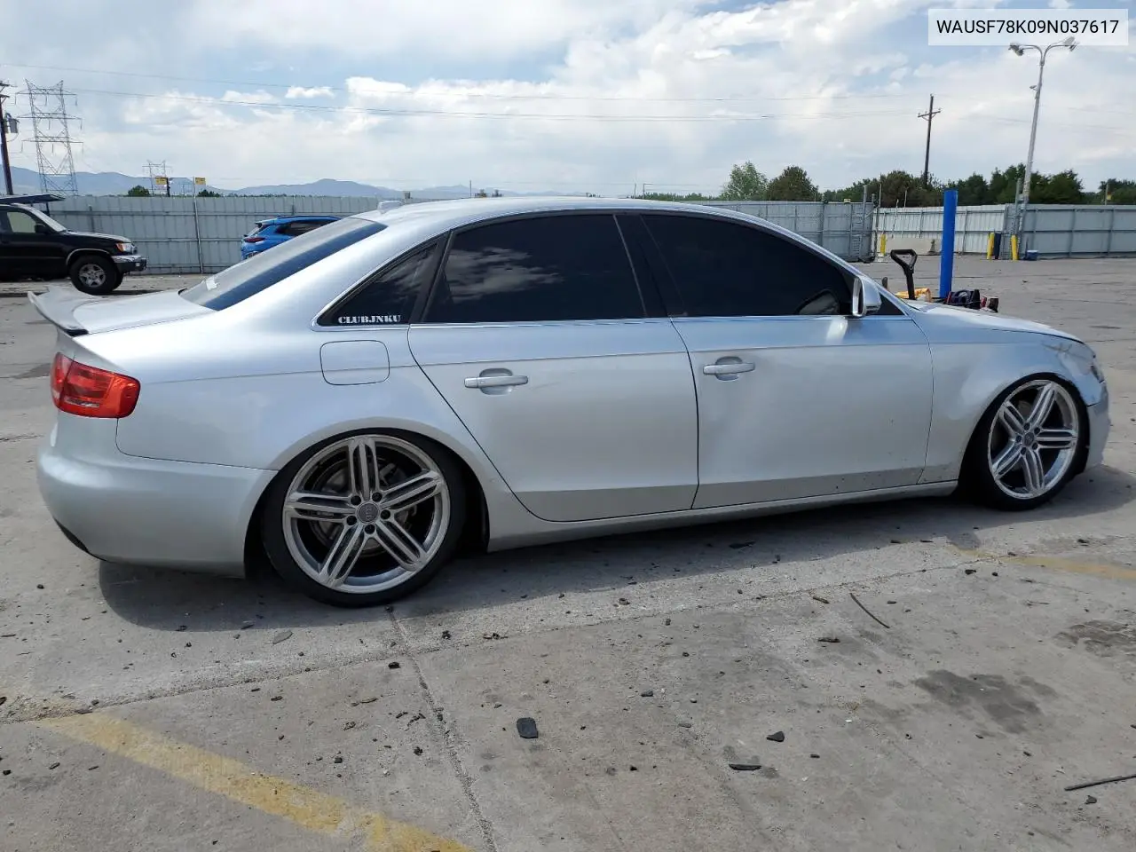 2009 Audi A4 Premium Plus VIN: WAUSF78K09N037617 Lot: 62689595