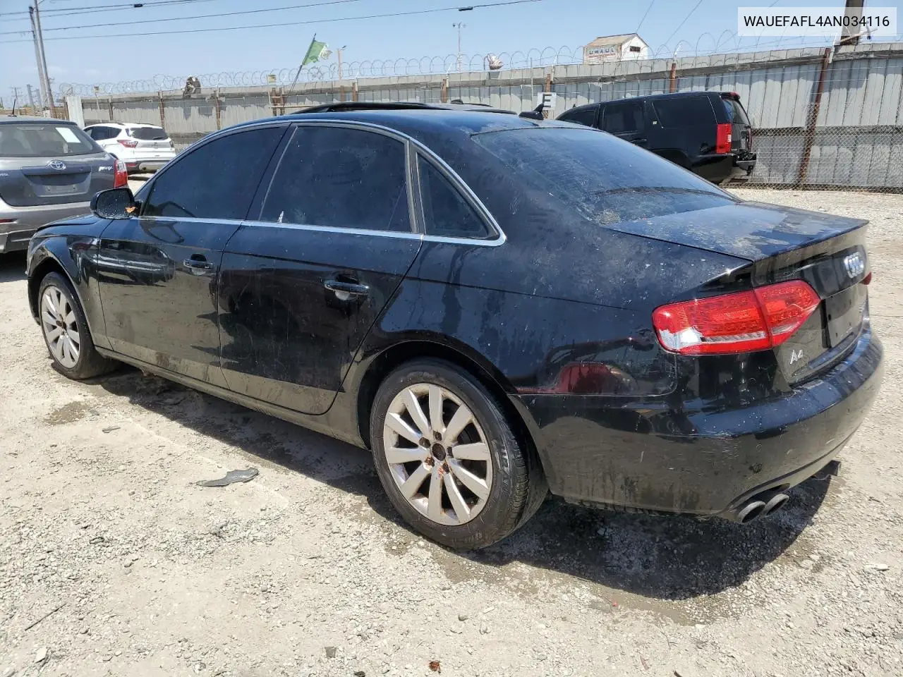 2010 Audi A4 Premium Plus VIN: WAUEFAFL4AN034116 Lot: 56788975