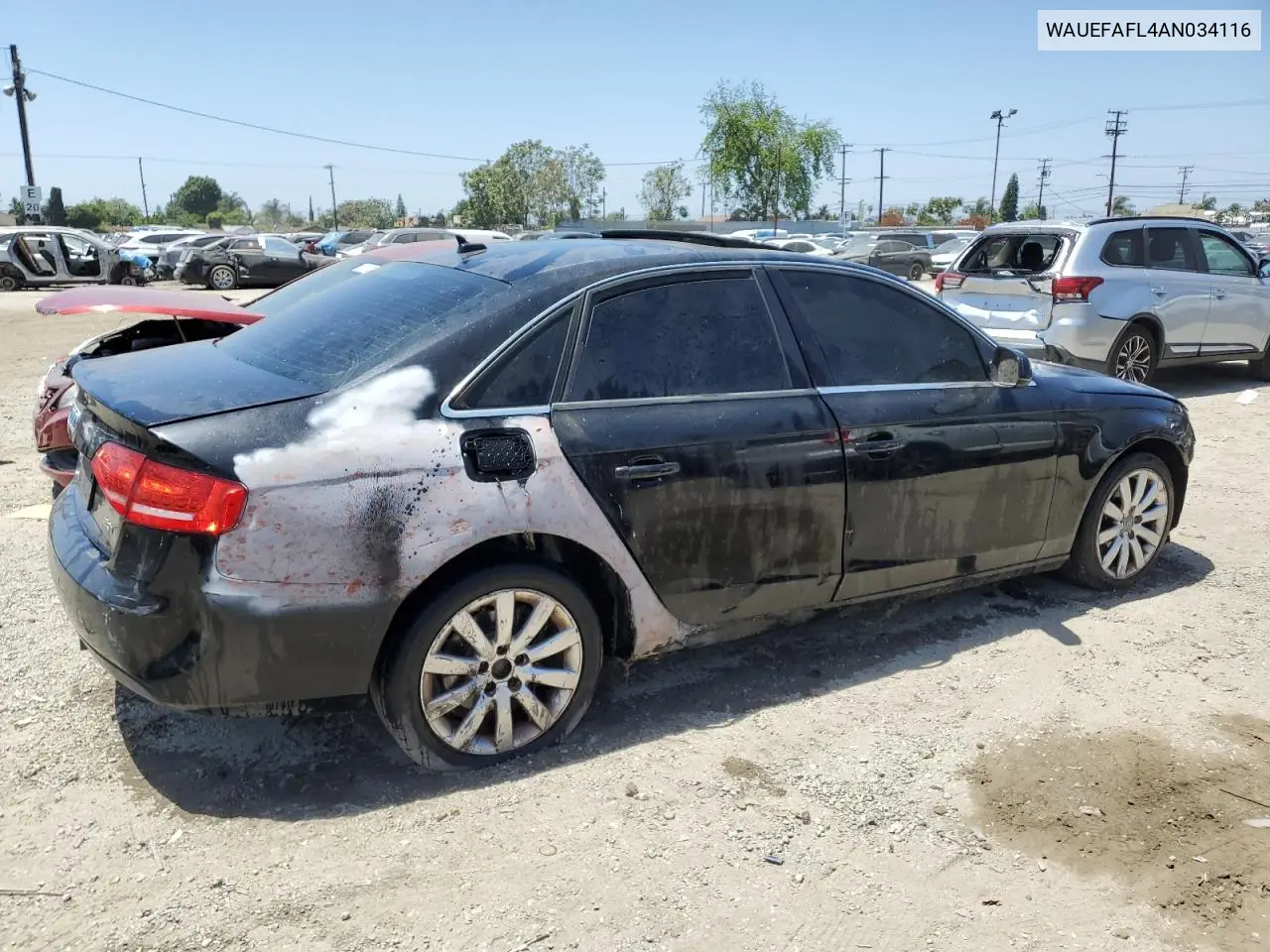 2010 Audi A4 Premium Plus VIN: WAUEFAFL4AN034116 Lot: 56788975