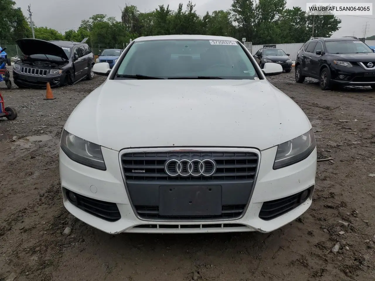 2010 Audi A4 Premium VIN: WAUBFAFL5AN064065 Lot: 57350375