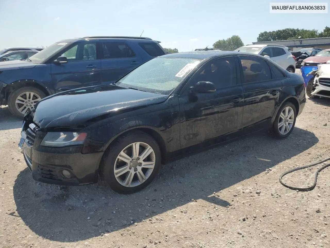 2010 Audi A4 Premium VIN: WAUBFAFL8AN063833 Lot: 62683875