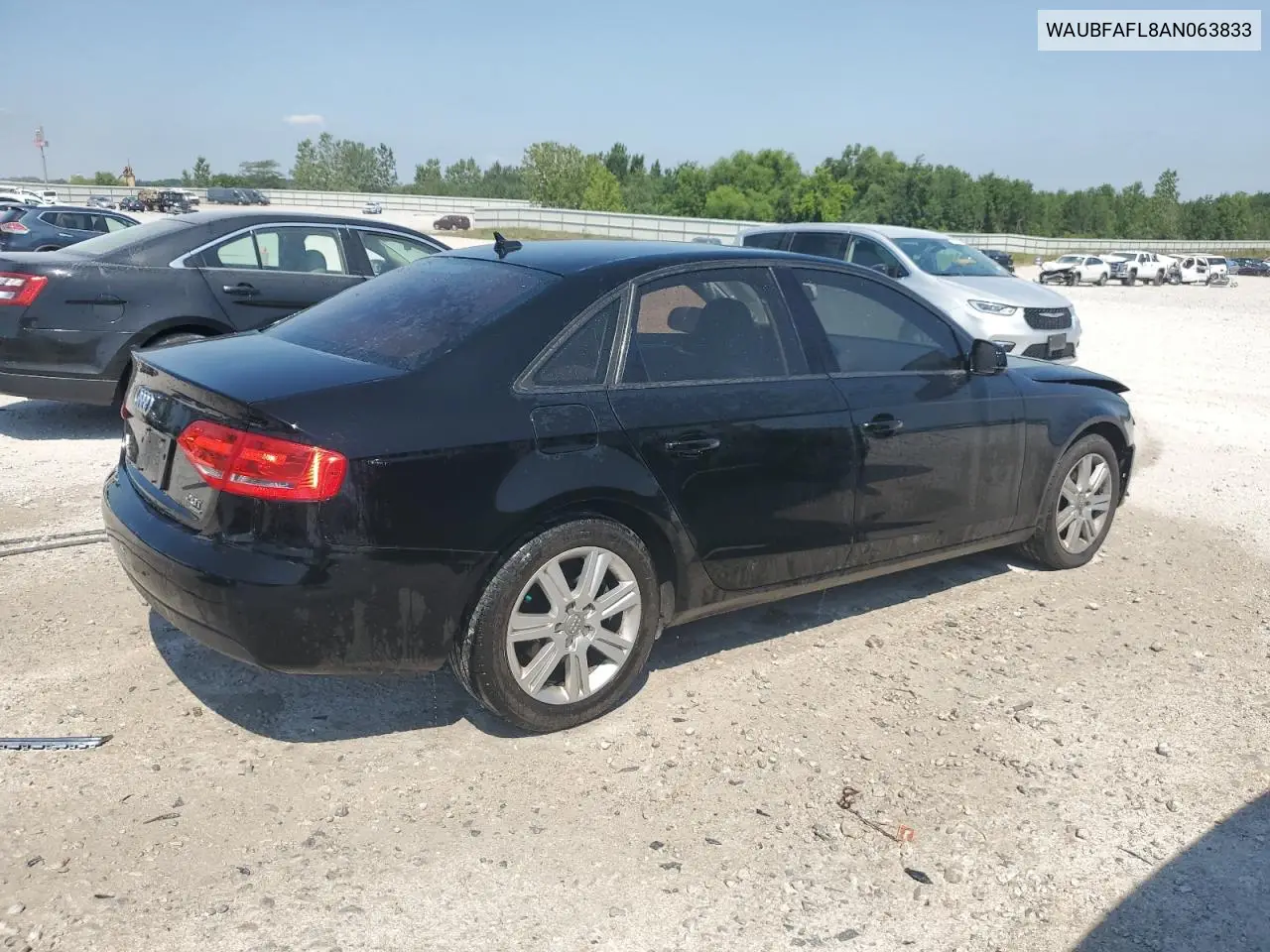 2010 Audi A4 Premium VIN: WAUBFAFL8AN063833 Lot: 62683875
