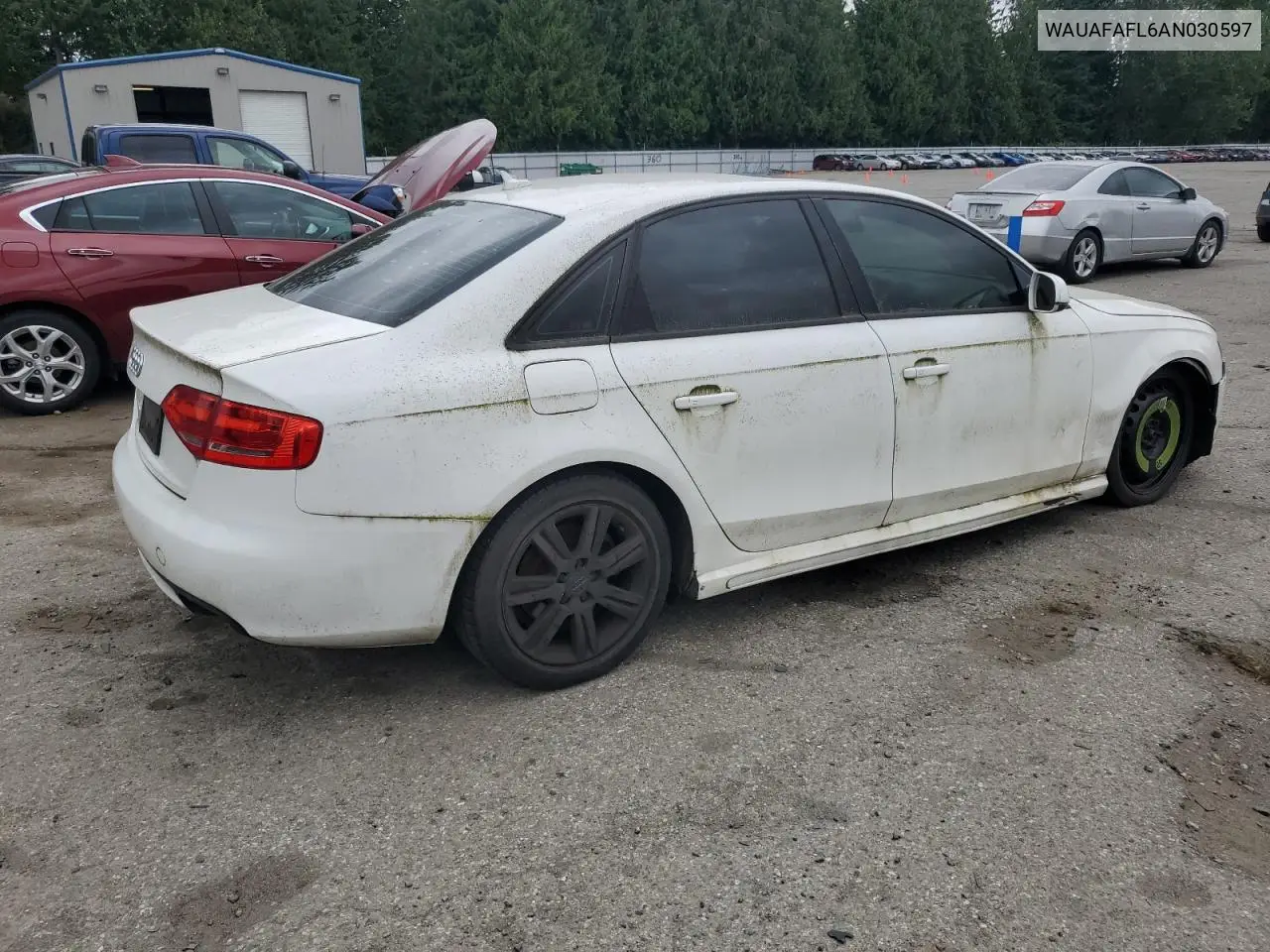 2010 Audi A4 Premium VIN: WAUAFAFL6AN030597 Lot: 62789495