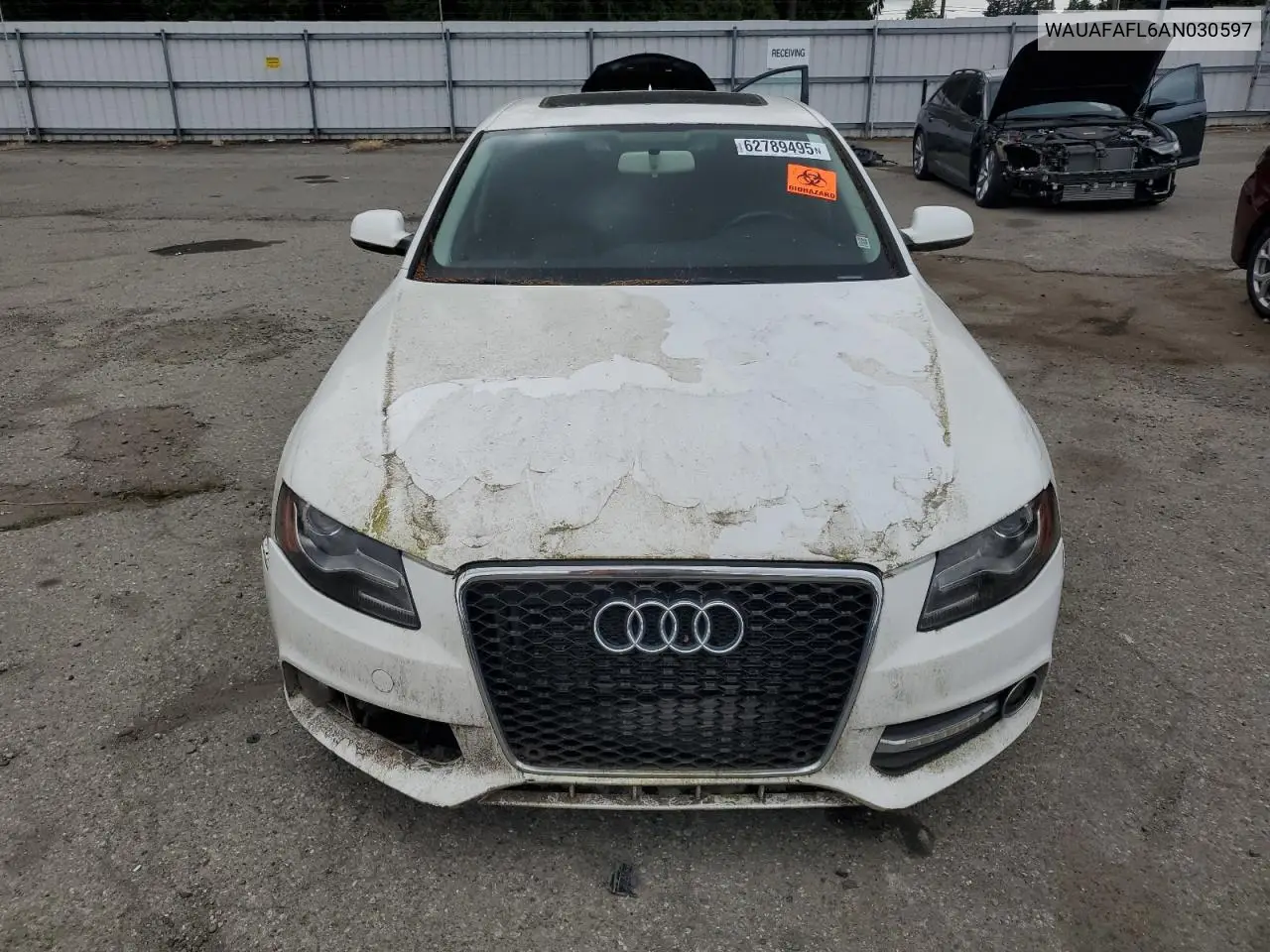 2010 Audi A4 Premium VIN: WAUAFAFL6AN030597 Lot: 62789495