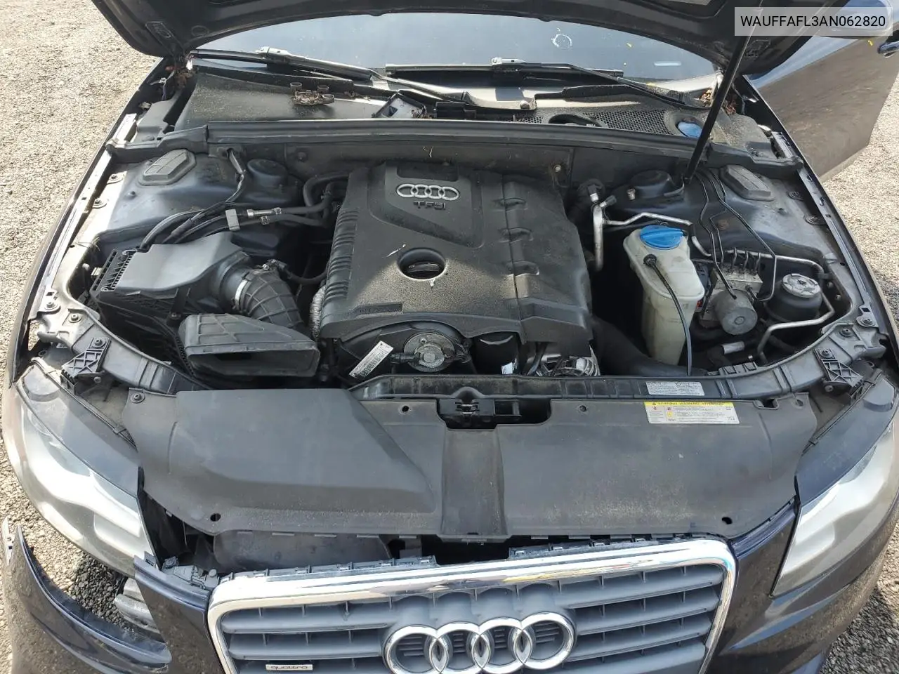 2010 Audi A4 Premium Plus VIN: WAUFFAFL3AN062820 Lot: 63121505