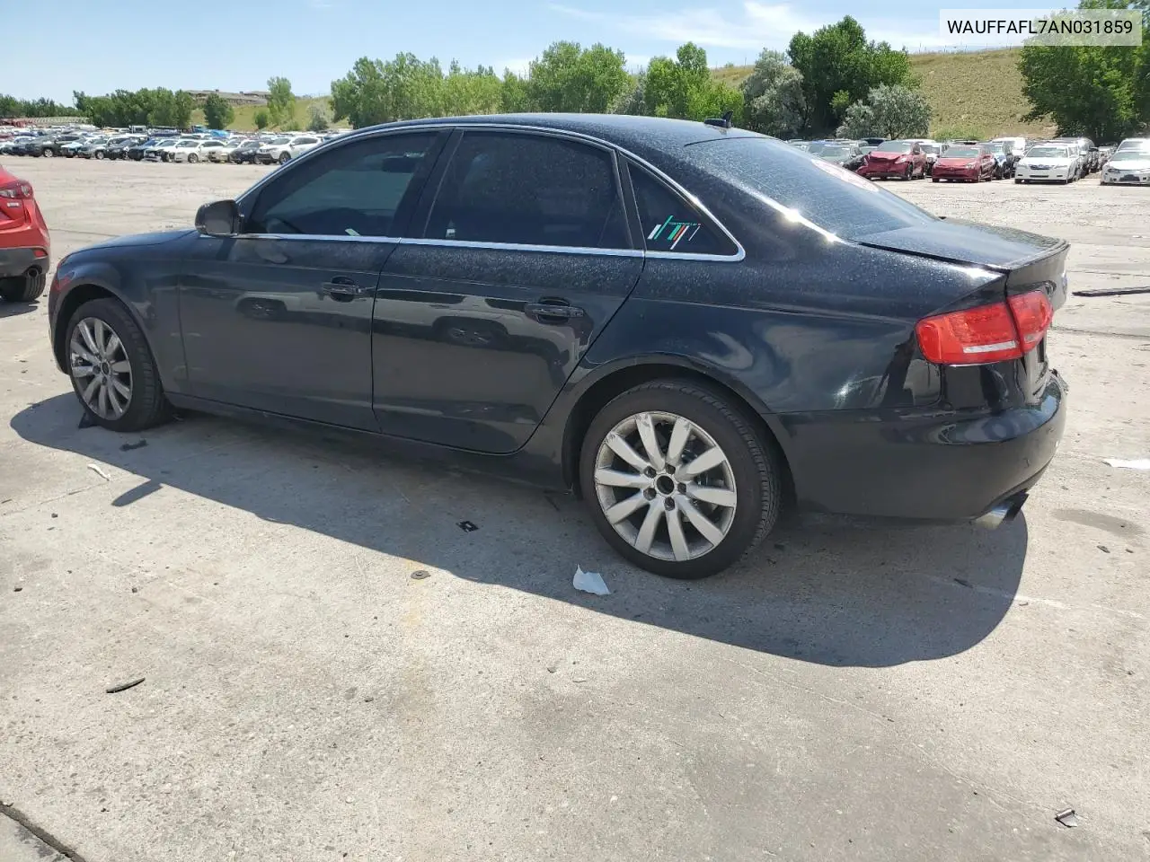 2010 Audi A4 Premium Plus VIN: WAUFFAFL7AN031859 Lot: 63270115