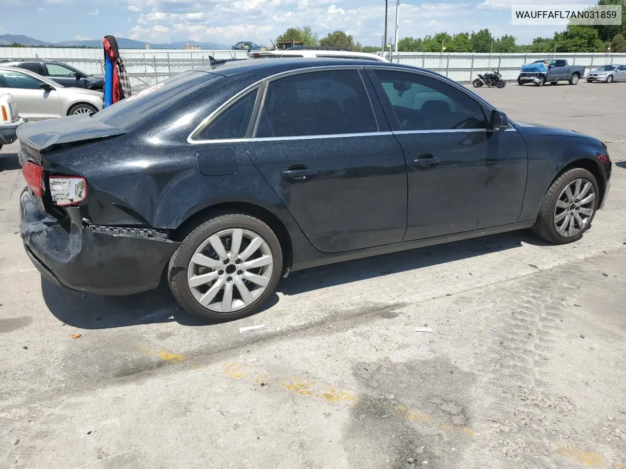 2010 Audi A4 Premium Plus VIN: WAUFFAFL7AN031859 Lot: 63270115