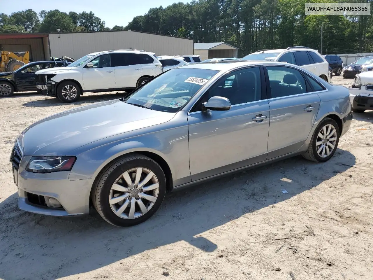2010 Audi A4 Premium Plus VIN: WAUFFAFL8AN065356 Lot: 63534955