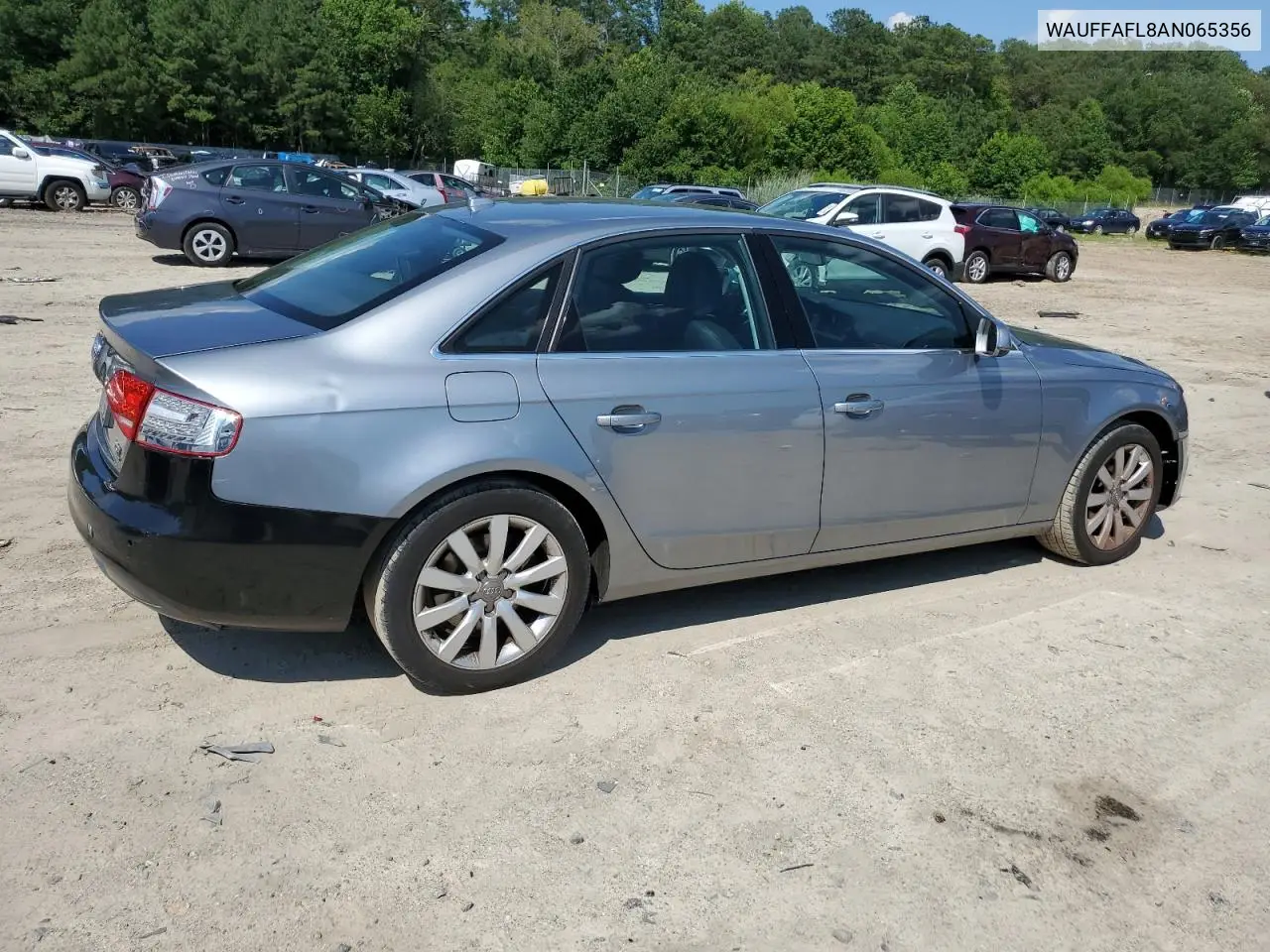 2010 Audi A4 Premium Plus VIN: WAUFFAFL8AN065356 Lot: 63534955