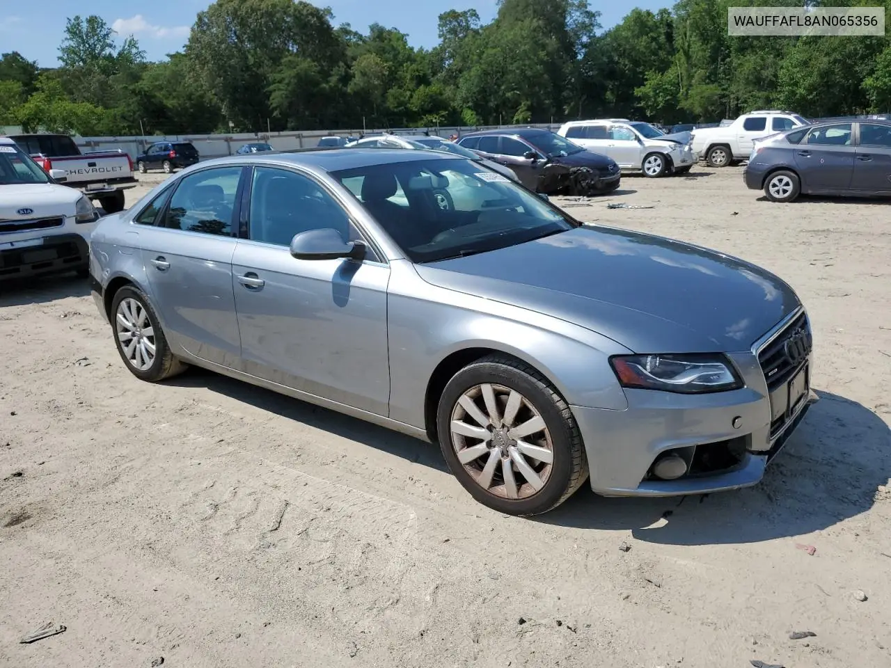 2010 Audi A4 Premium Plus VIN: WAUFFAFL8AN065356 Lot: 63534955
