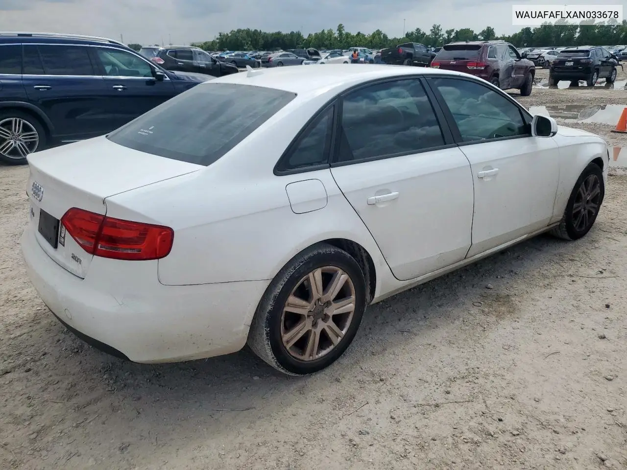 2010 Audi A4 Premium VIN: WAUAFAFLXAN033678 Lot: 64763605