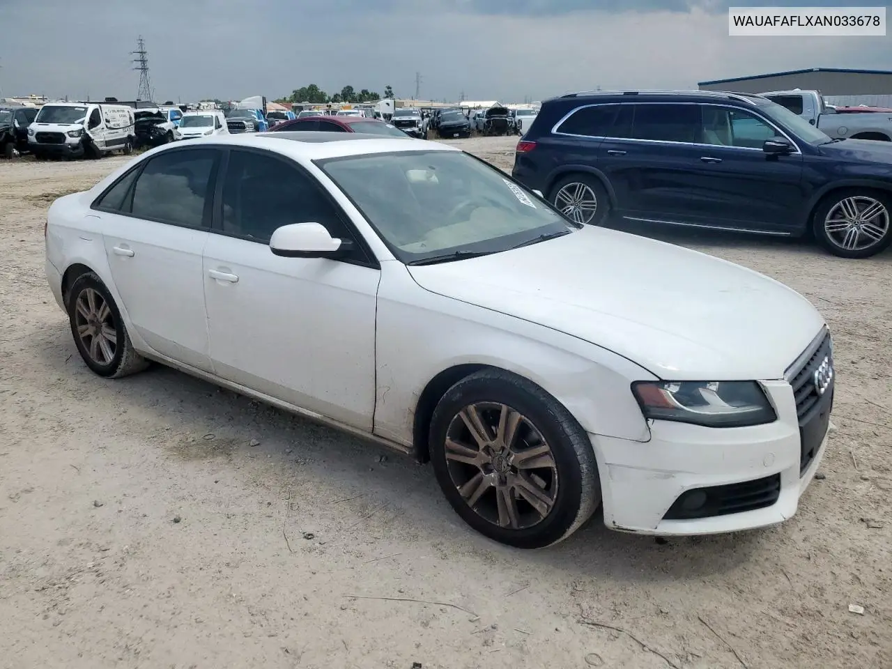 2010 Audi A4 Premium VIN: WAUAFAFLXAN033678 Lot: 64763605