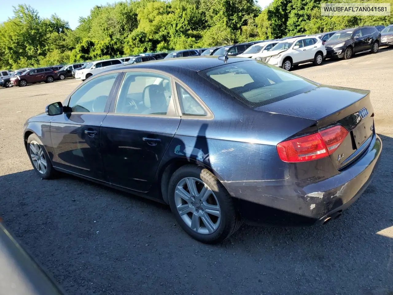 2010 Audi A4 Premium VIN: WAUBFAFL7AN041581 Lot: 65379865