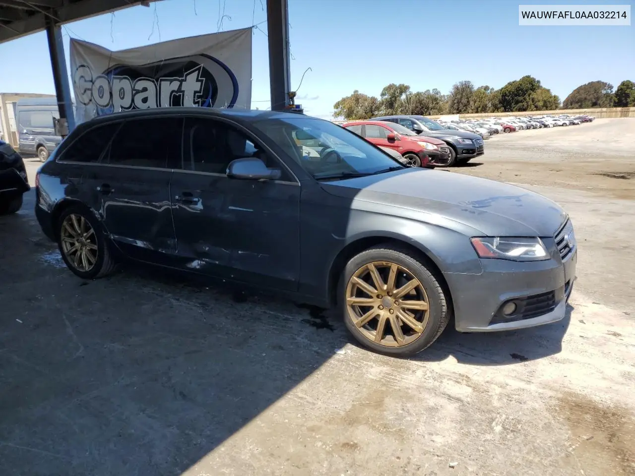 2010 Audi A4 Premium Plus VIN: WAUWFAFL0AA032214 Lot: 65534495