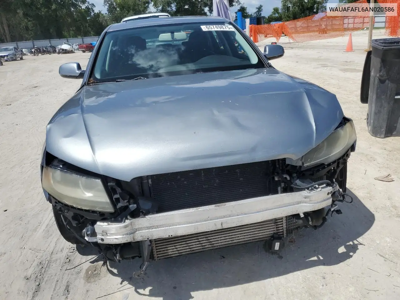 2010 Audi A4 Premium VIN: WAUAFAFL6AN020586 Lot: 65749875