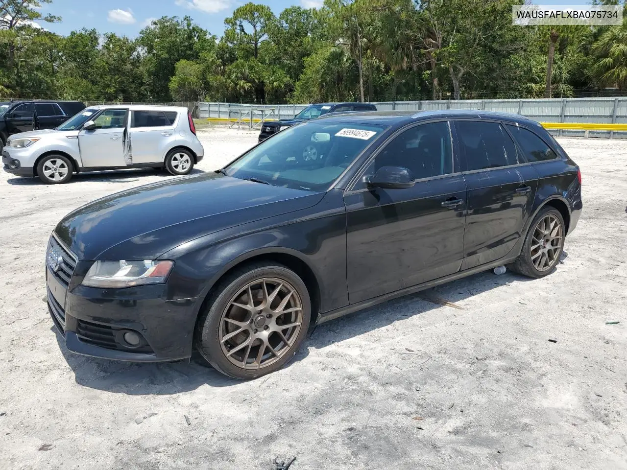 2011 Audi A4 Premium VIN: WAUSFAFLXBA075734 Lot: 56994675