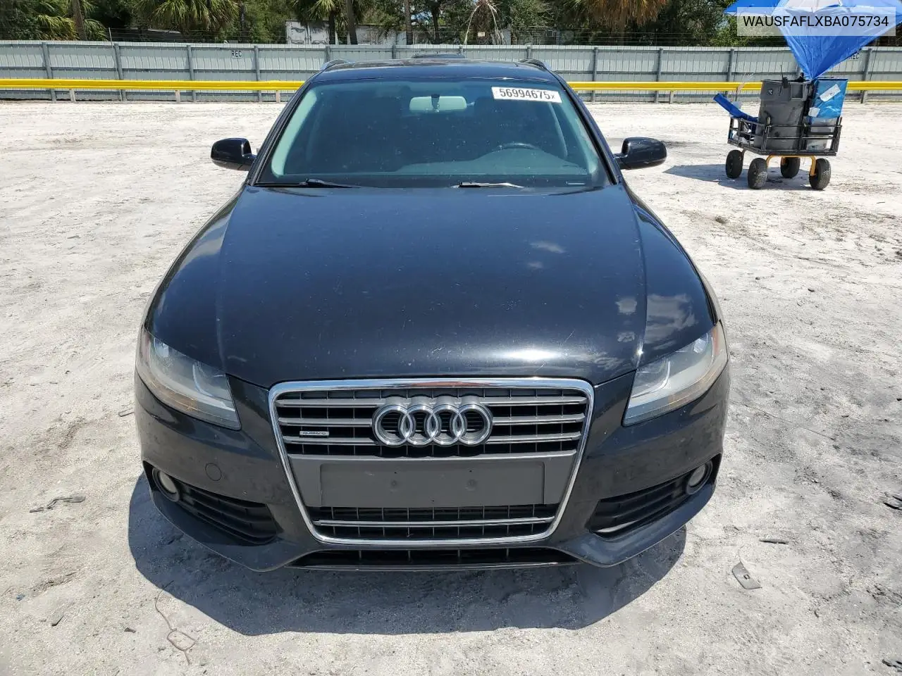 2011 Audi A4 Premium VIN: WAUSFAFLXBA075734 Lot: 56994675