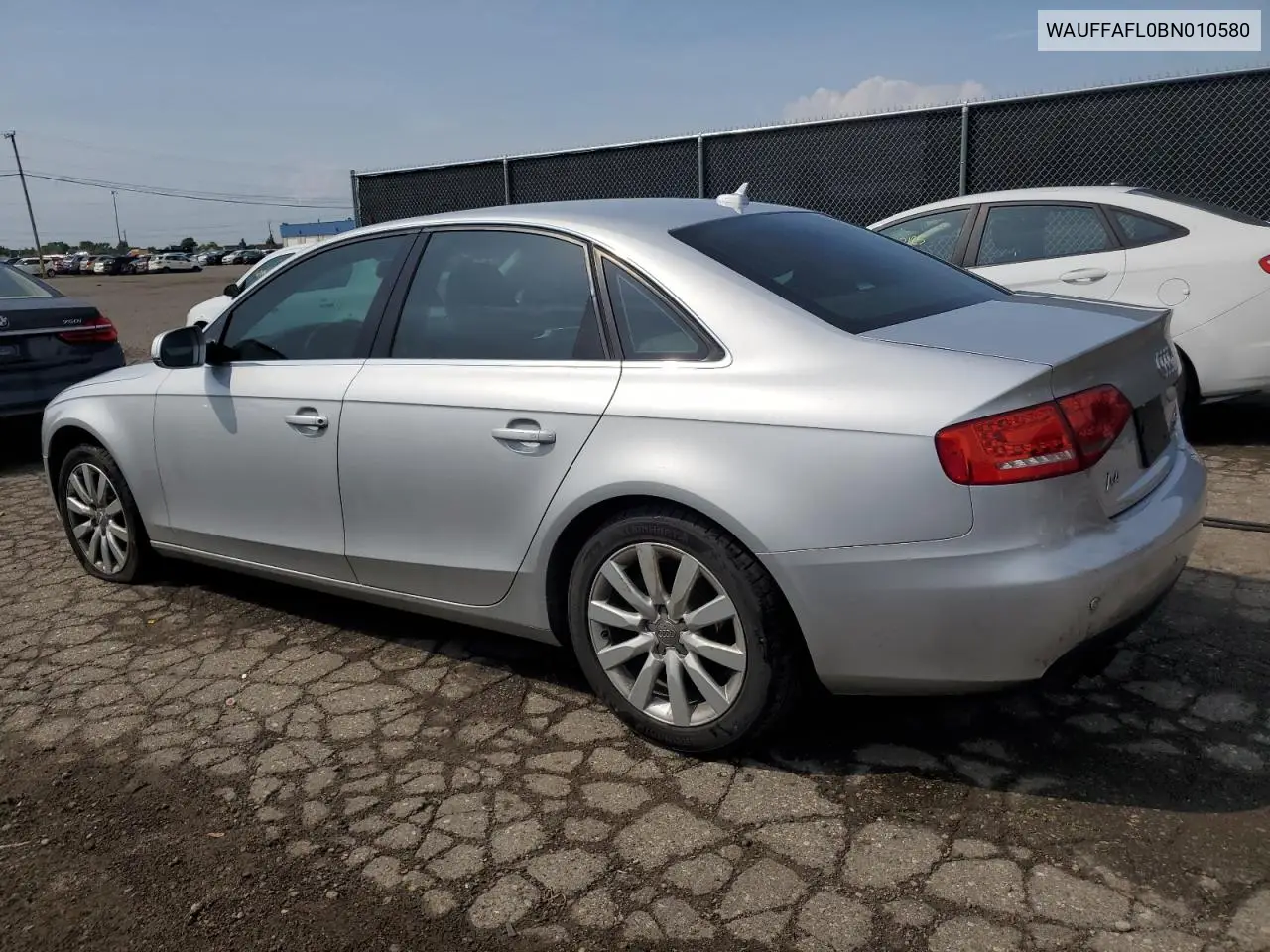 2011 Audi A4 Premium Plus VIN: WAUFFAFL0BN010580 Lot: 60141925
