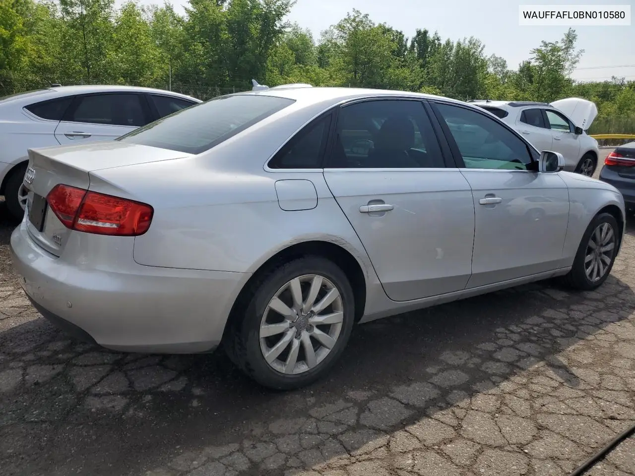 2011 Audi A4 Premium Plus VIN: WAUFFAFL0BN010580 Lot: 60141925