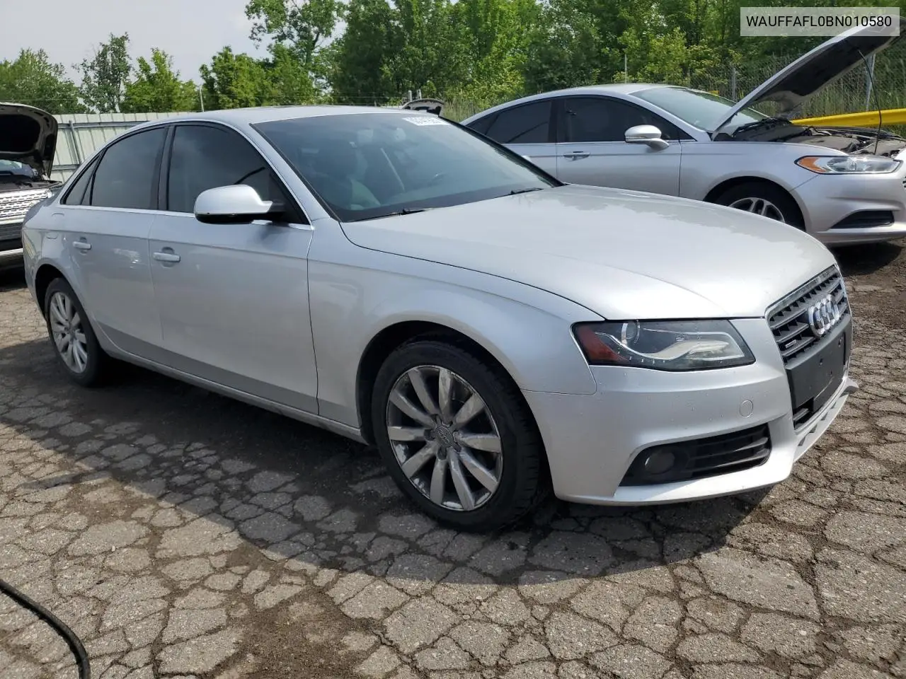 2011 Audi A4 Premium Plus VIN: WAUFFAFL0BN010580 Lot: 60141925