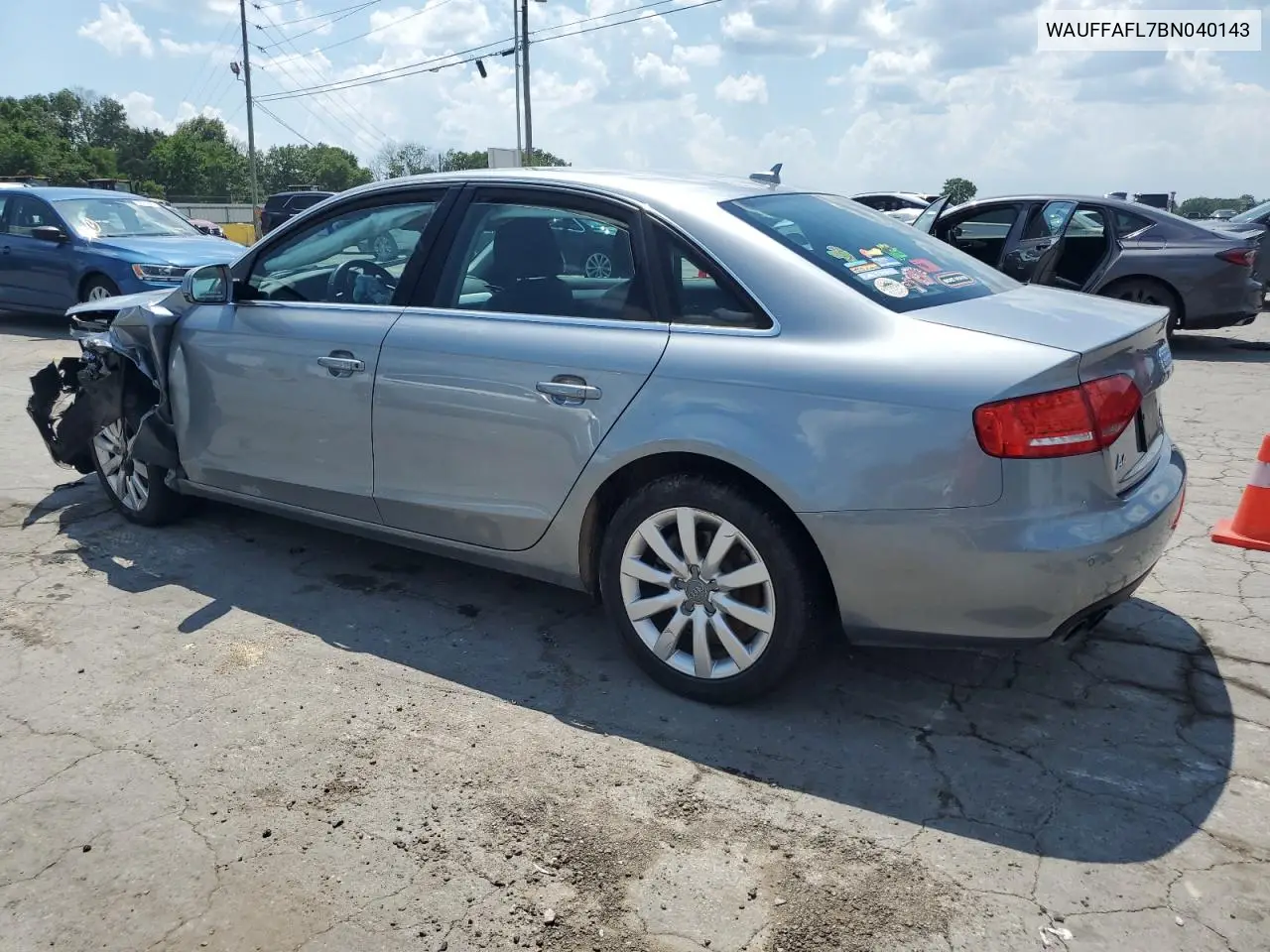 2011 Audi A4 Premium Plus VIN: WAUFFAFL7BN040143 Lot: 61821505