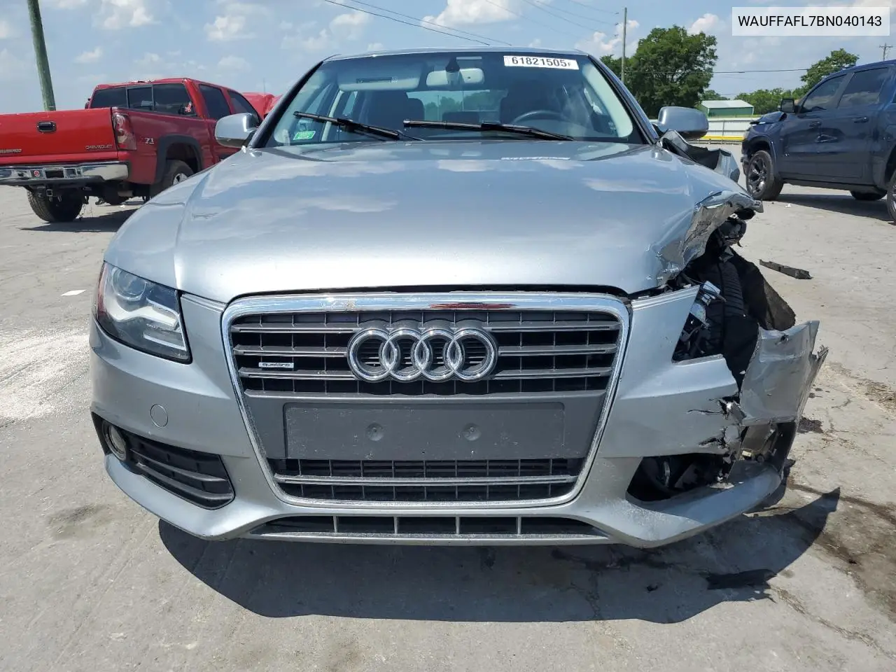 2011 Audi A4 Premium Plus VIN: WAUFFAFL7BN040143 Lot: 61821505