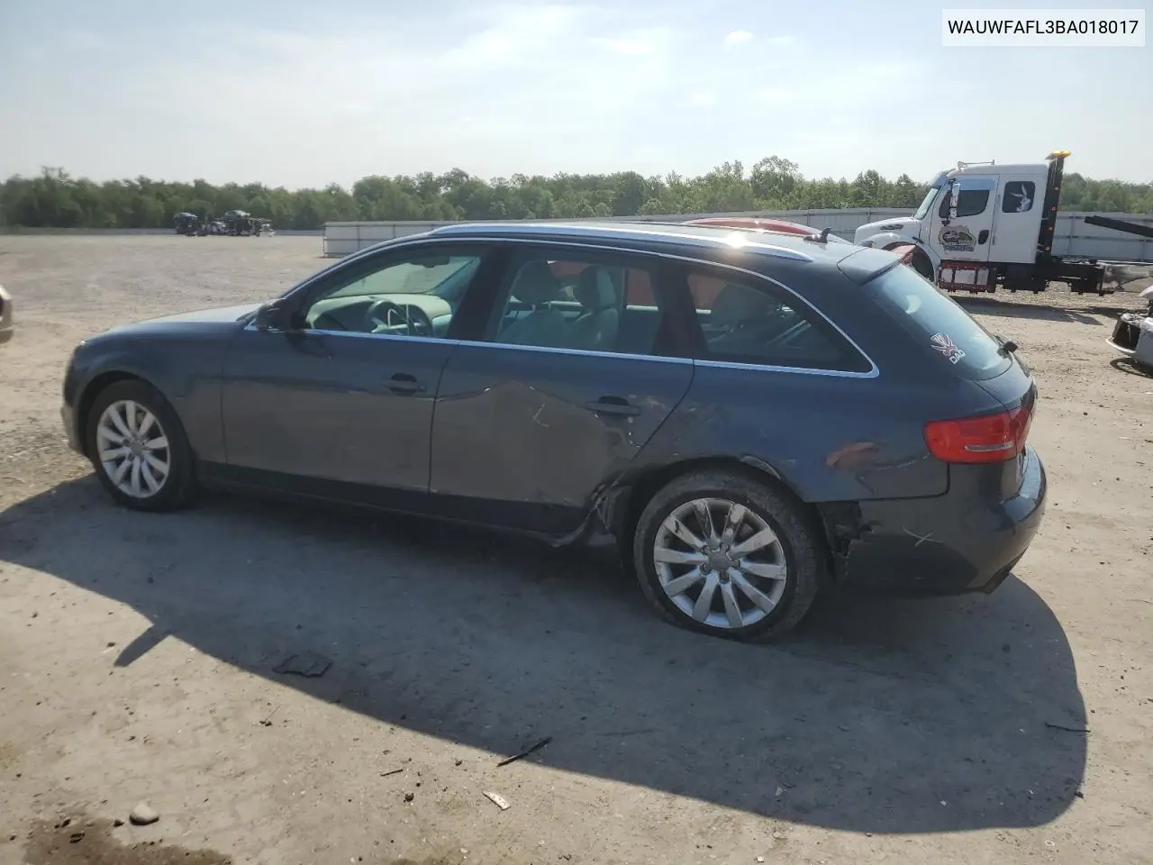2011 Audi A4 Premium Plus VIN: WAUWFAFL3BA018017 Lot: 62813865