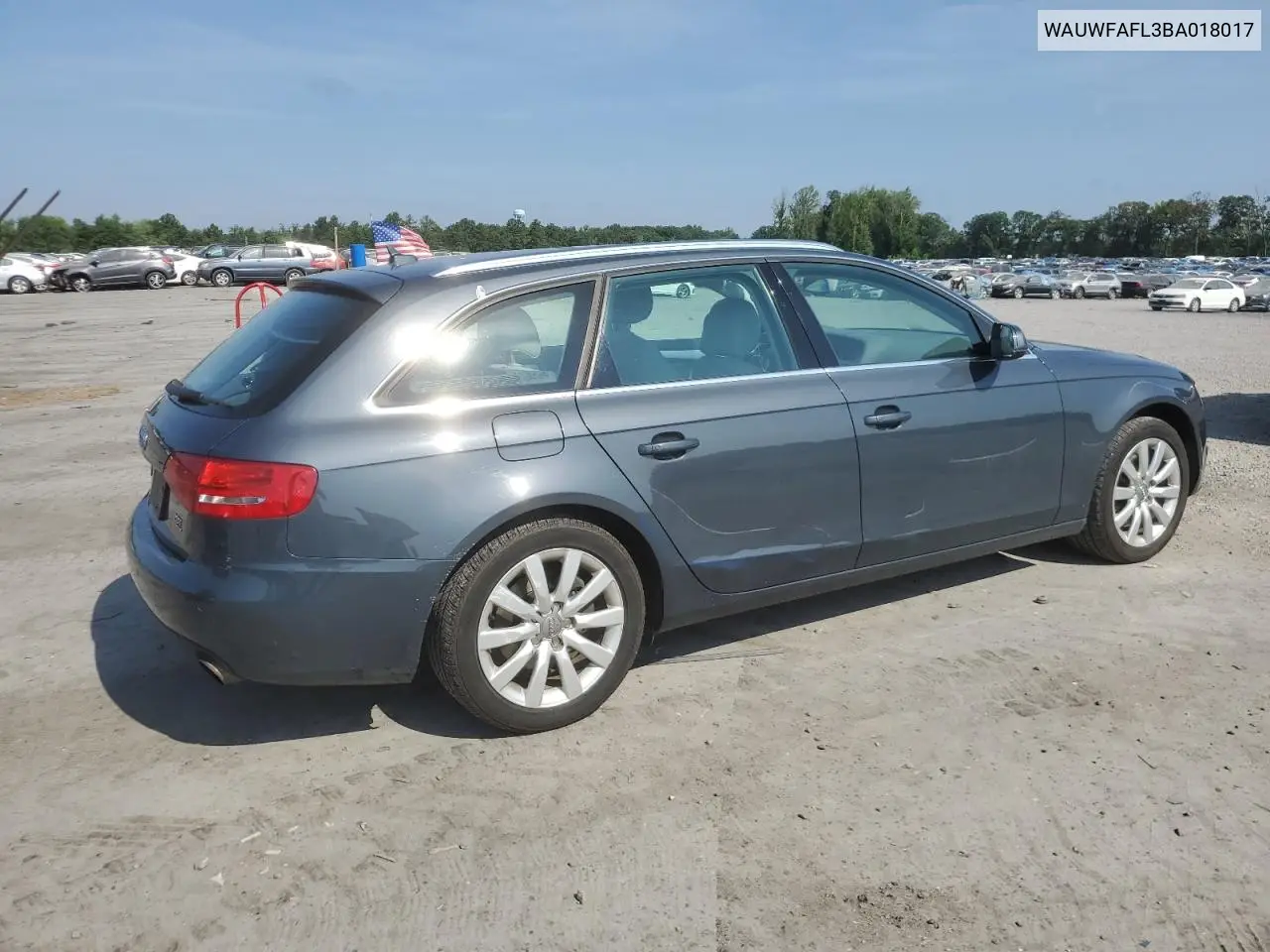 2011 Audi A4 Premium Plus VIN: WAUWFAFL3BA018017 Lot: 62813865