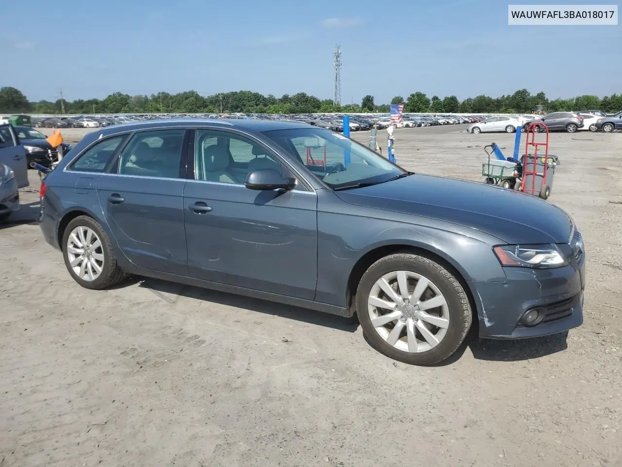 2011 Audi A4 Premium Plus VIN: WAUWFAFL3BA018017 Lot: 62813865