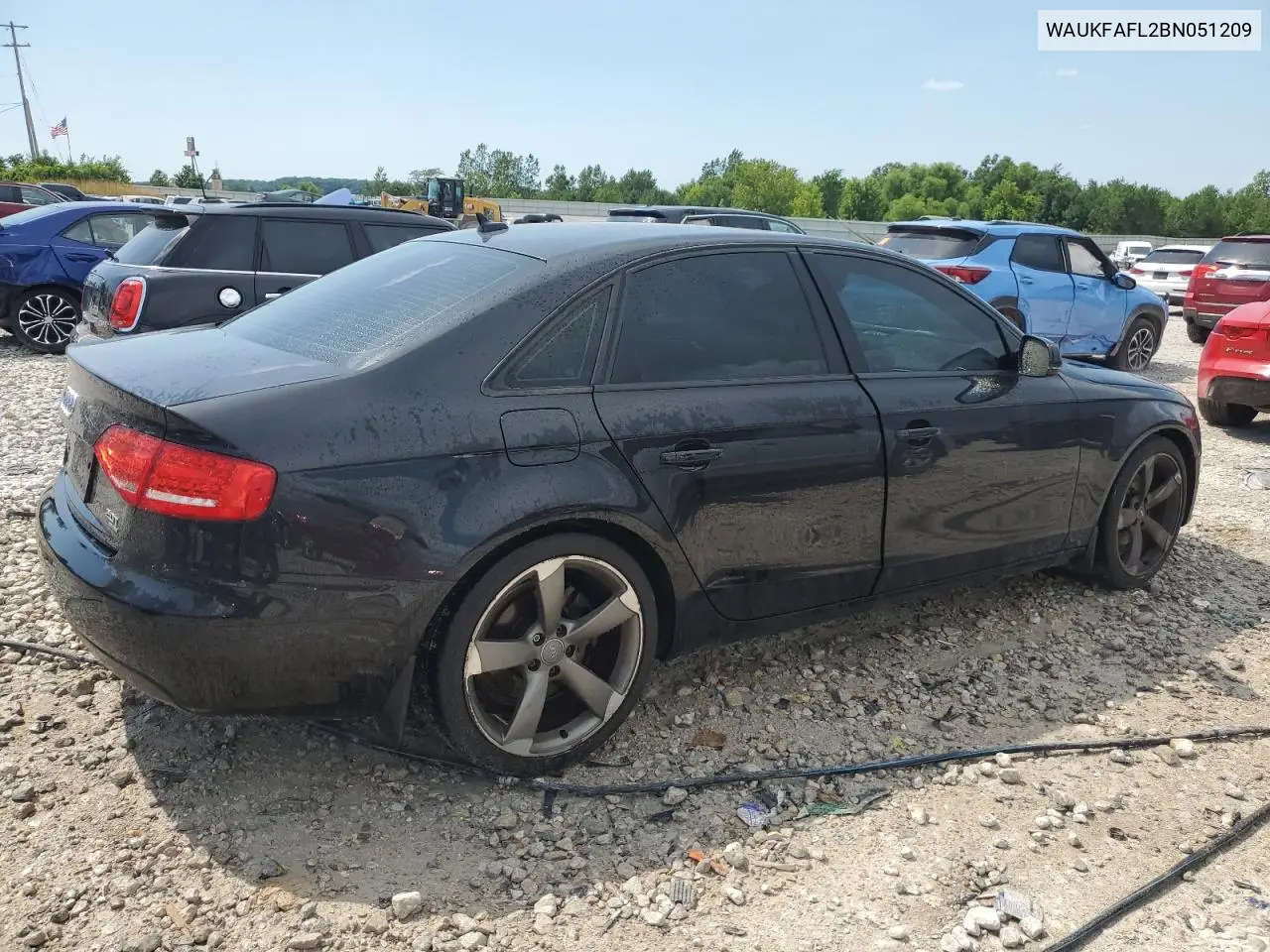 2011 Audi A4 Prestige VIN: WAUKFAFL2BN051209 Lot: 63001845