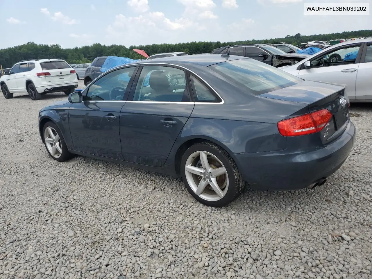 2011 Audi A4 Premium Plus VIN: WAUFFAFL3BN039202 Lot: 63043835