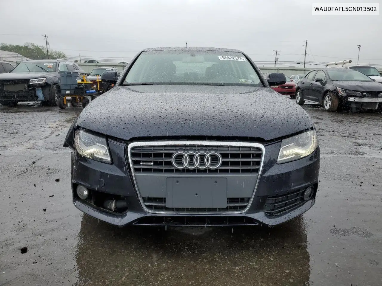 2012 Audi A4 Premium VIN: WAUDFAFL5CN013502 Lot: 56832575