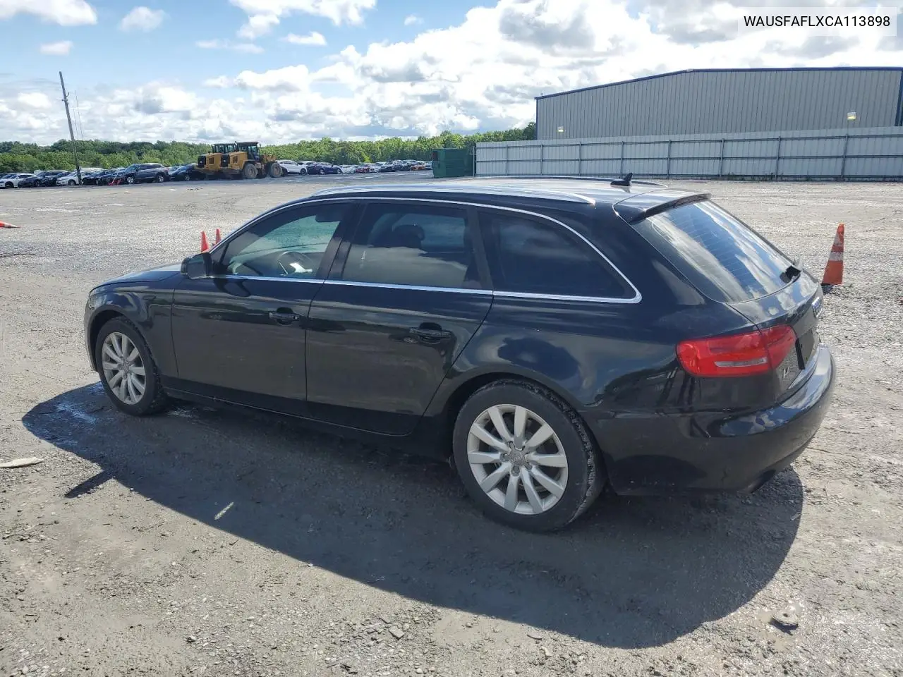 2012 Audi A4 Premium VIN: WAUSFAFLXCA113898 Lot: 56953345