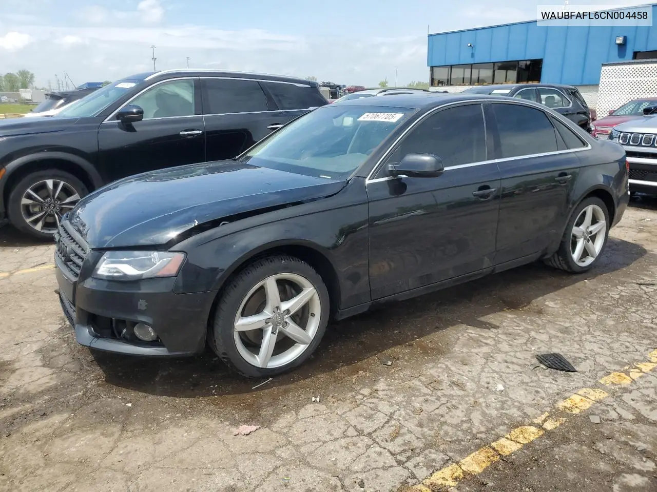 2012 Audi A4 Premium VIN: WAUBFAFL6CN004458 Lot: 57067705