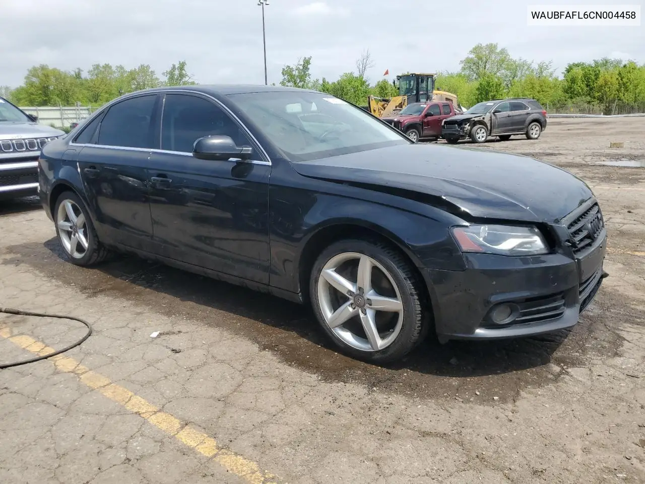 2012 Audi A4 Premium VIN: WAUBFAFL6CN004458 Lot: 57067705