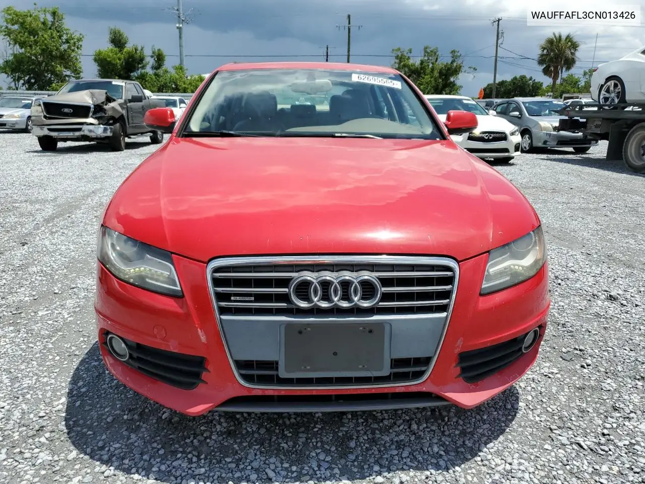 2012 Audi A4 Premium Plus VIN: WAUFFAFL3CN013426 Lot: 62695565