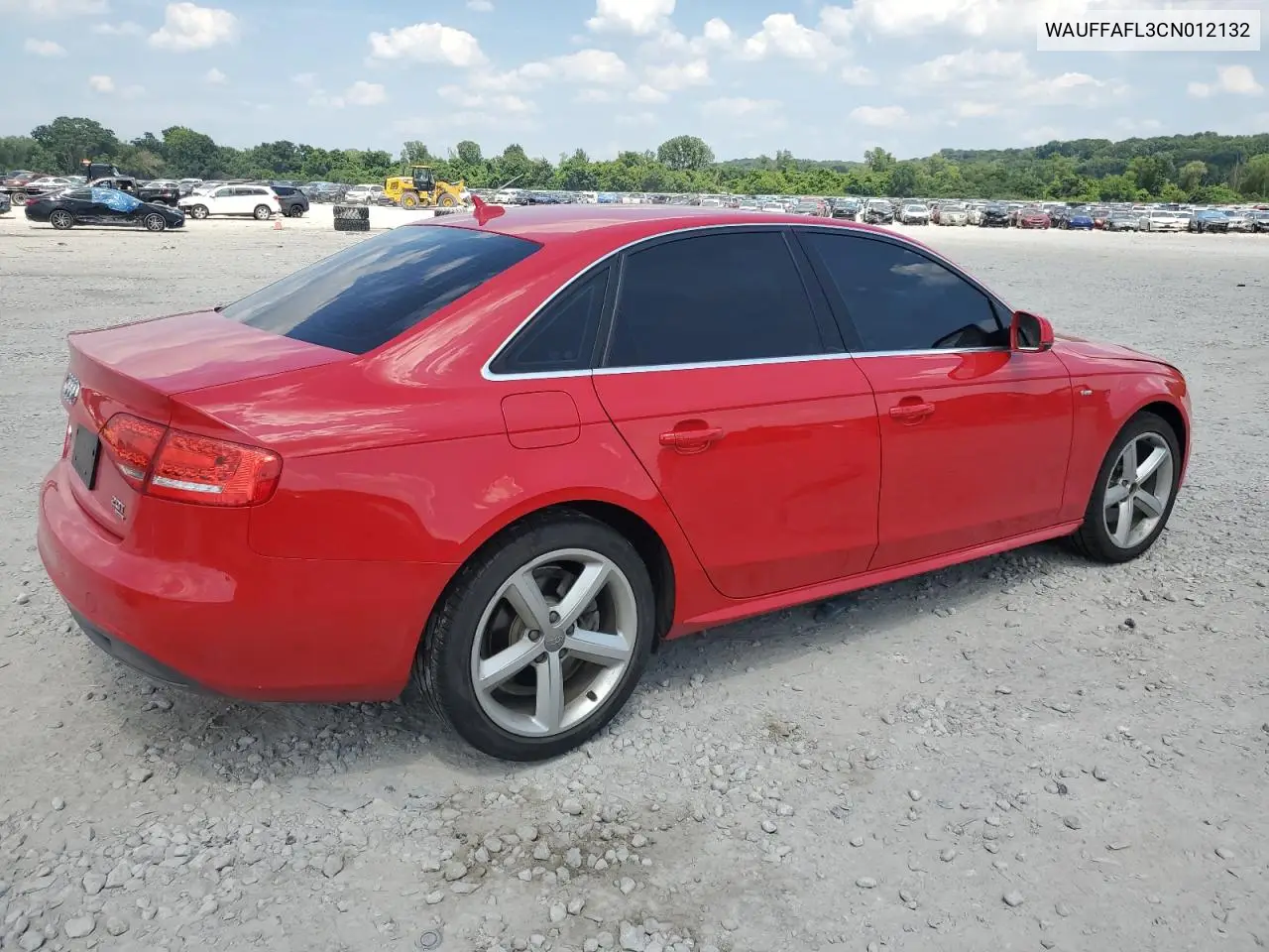 2012 Audi A4 Premium Plus VIN: WAUFFAFL3CN012132 Lot: 62810115