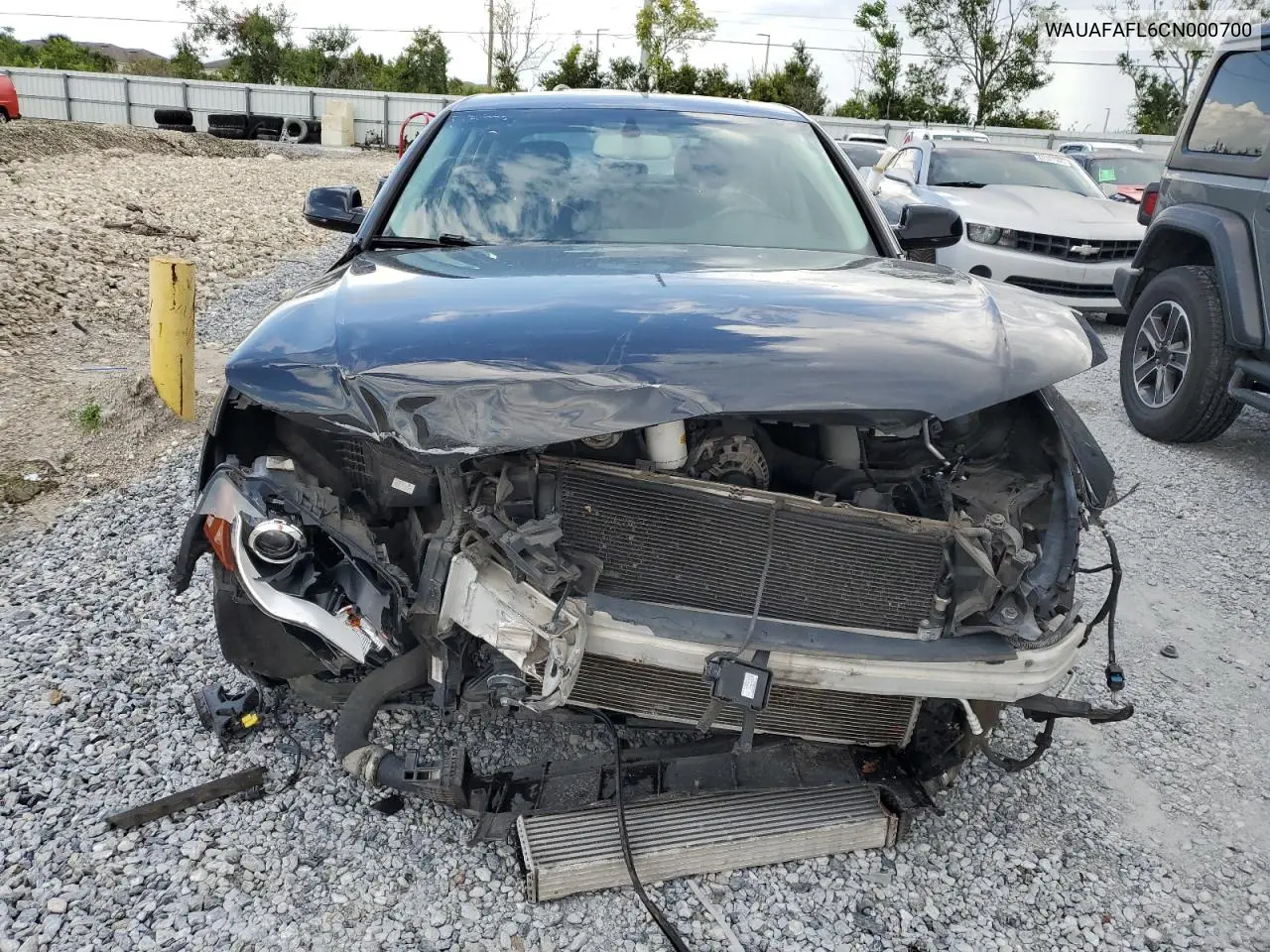 2012 Audi A4 Premium VIN: WAUAFAFL6CN000700 Lot: 63204275