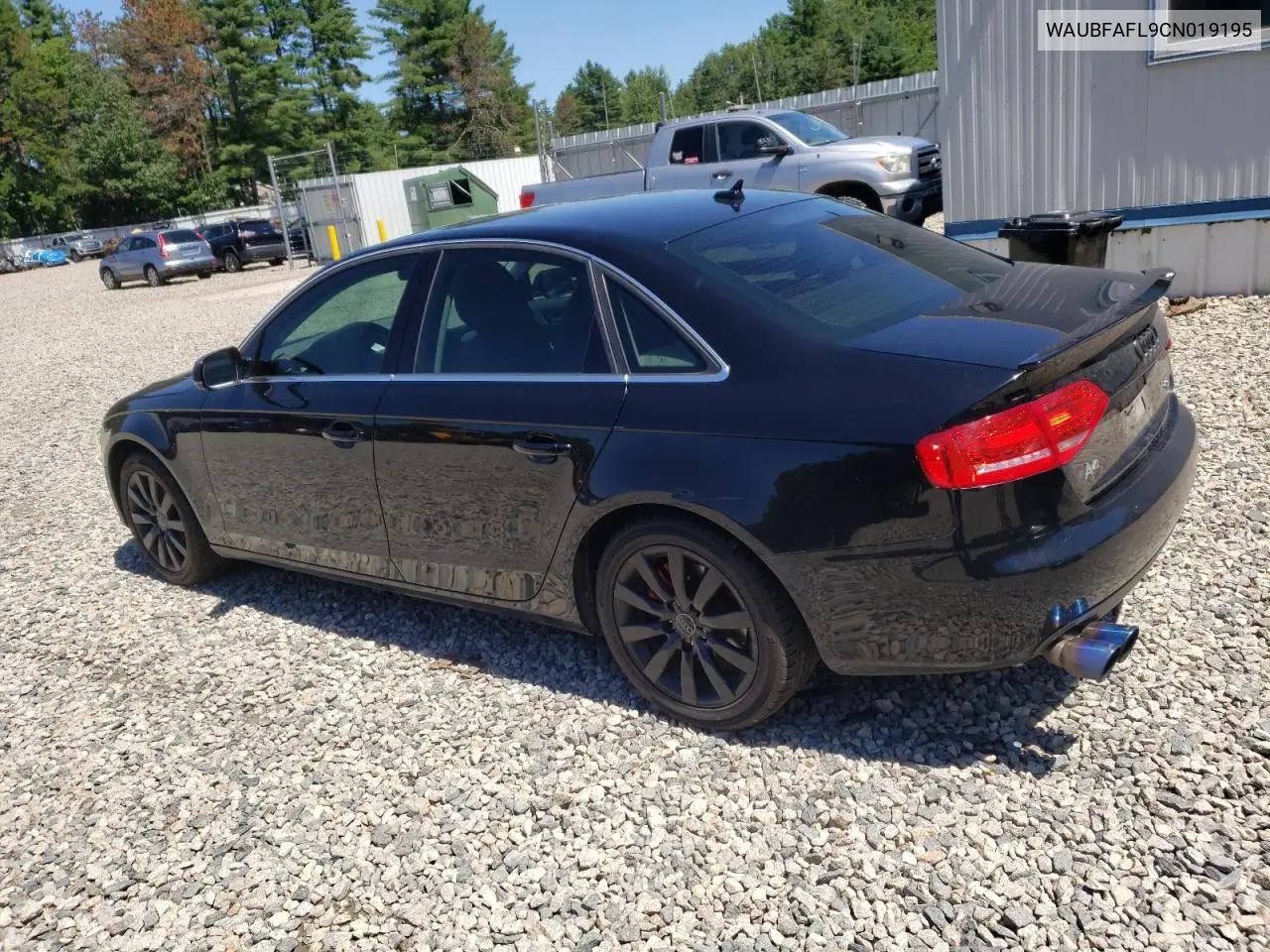 2012 Audi A4 Premium VIN: WAUBFAFL9CN019195 Lot: 64826295