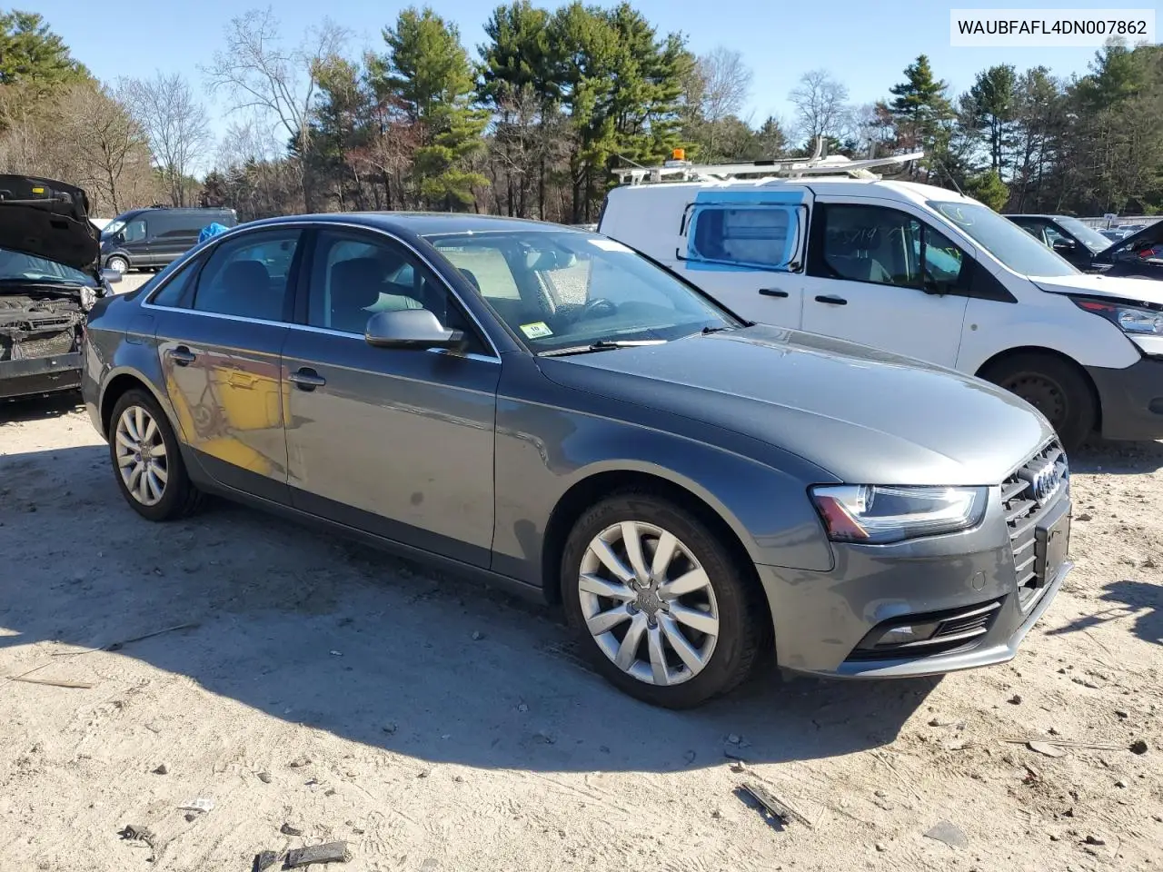 2013 Audi A4 Premium VIN: WAUBFAFL4DN007862 Lot: 53303695