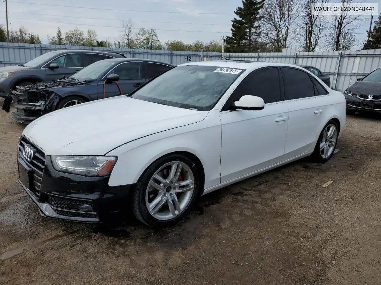 2013 Audi A4 Premium Plus VIN: WAUFFCFL2DN048441 Lot: 56106515