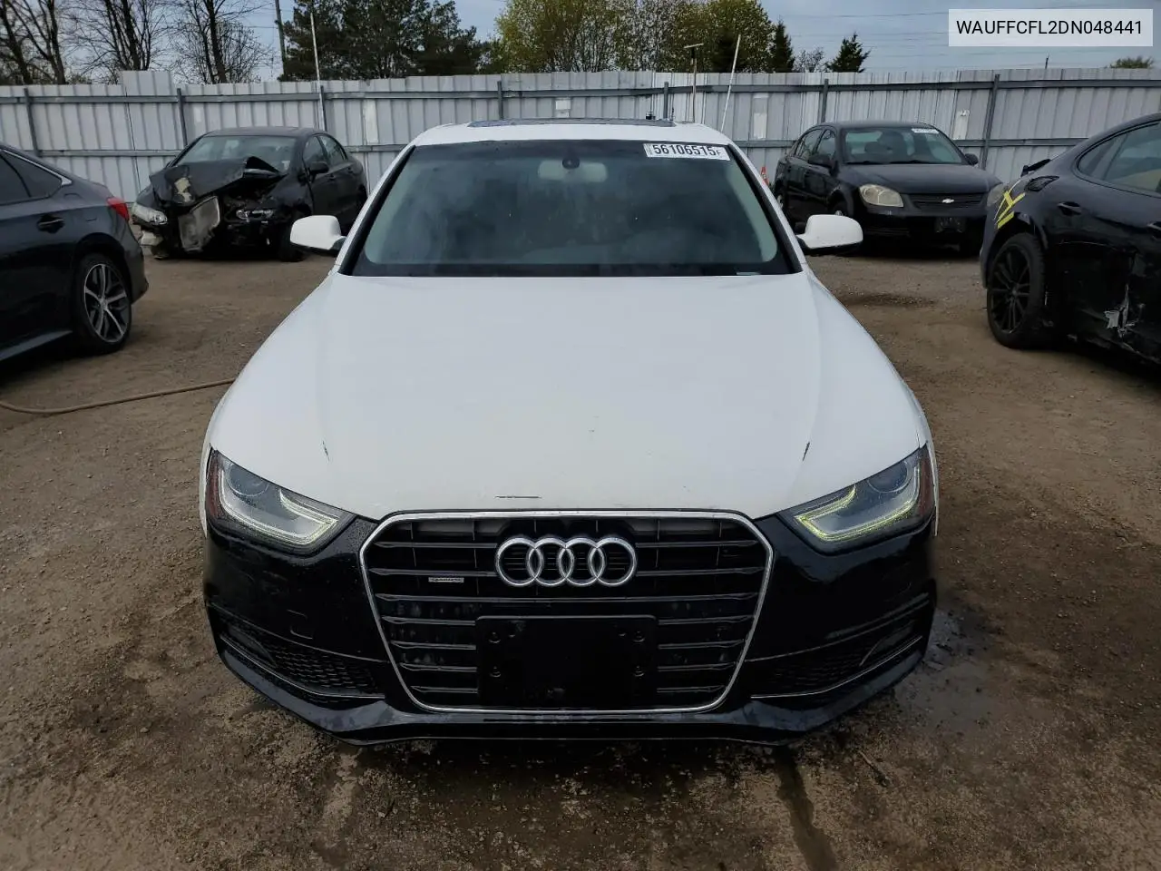 2013 Audi A4 Premium Plus VIN: WAUFFCFL2DN048441 Lot: 56106515