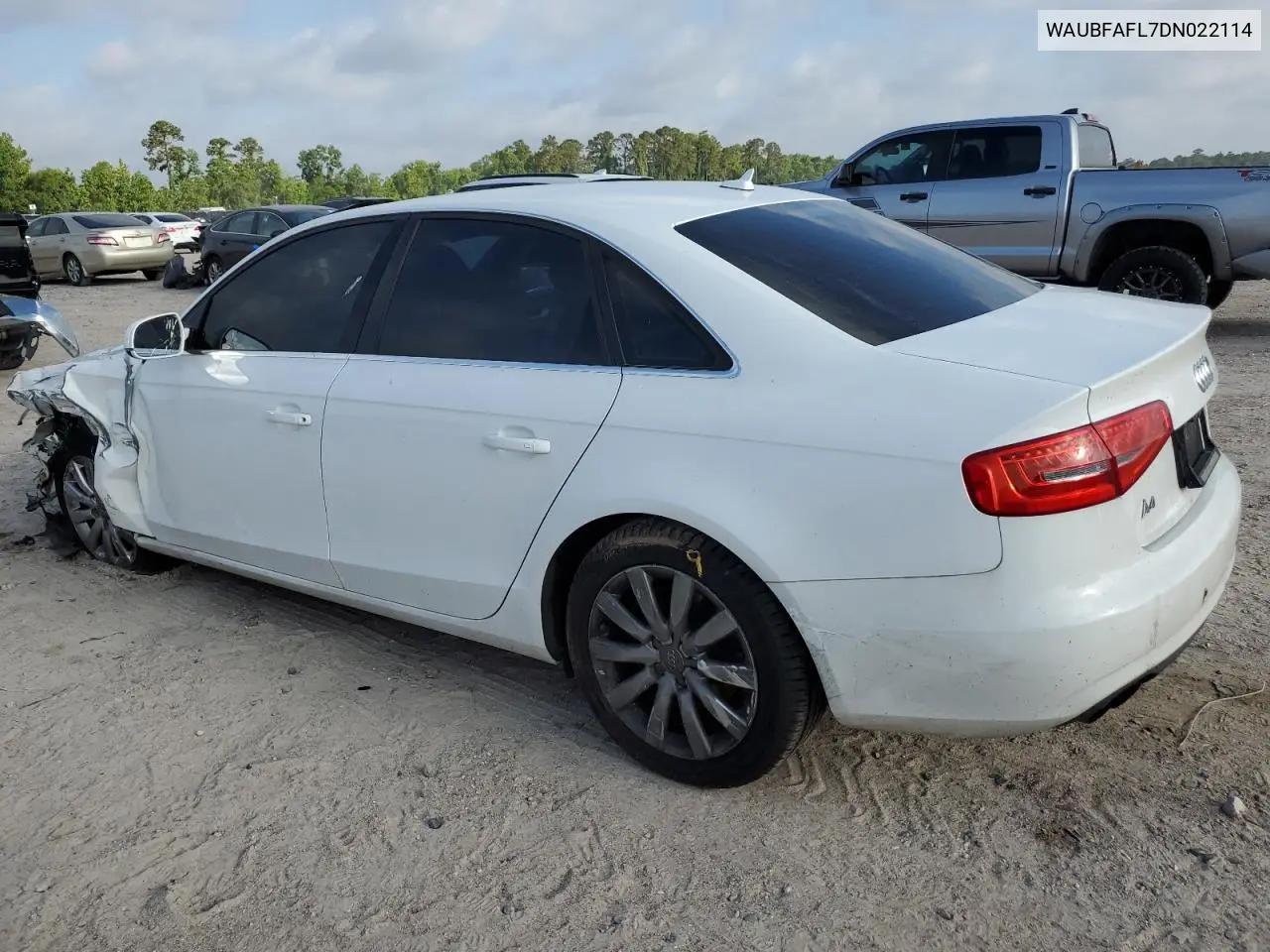 2013 Audi A4 Premium VIN: WAUBFAFL7DN022114 Lot: 56313855