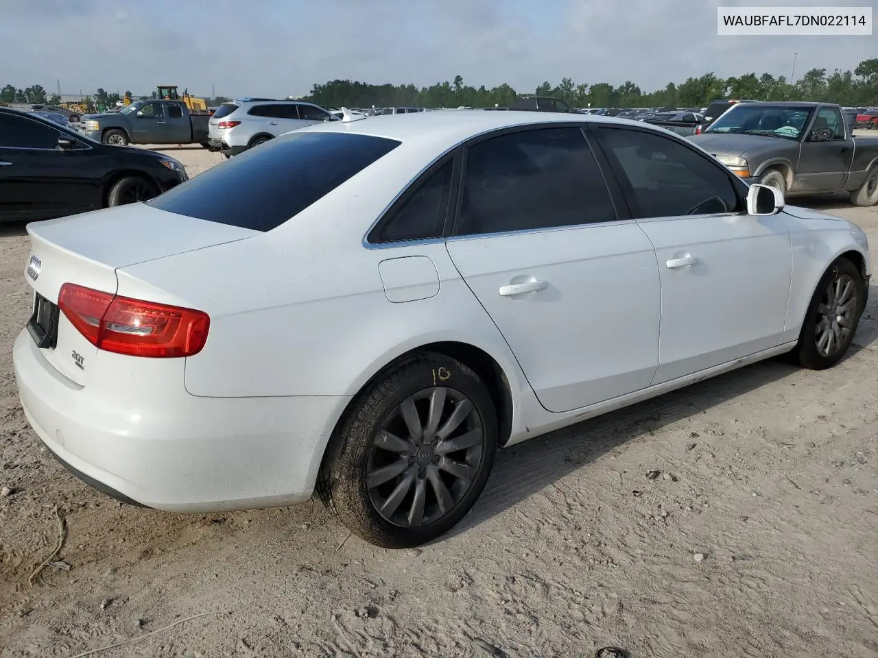 2013 Audi A4 Premium VIN: WAUBFAFL7DN022114 Lot: 56313855