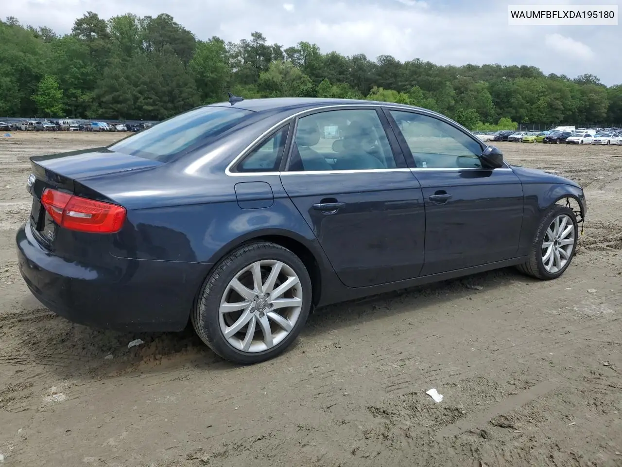 2013 Audi A4 Prestige VIN: WAUMFBFLXDA195180 Lot: 56621225