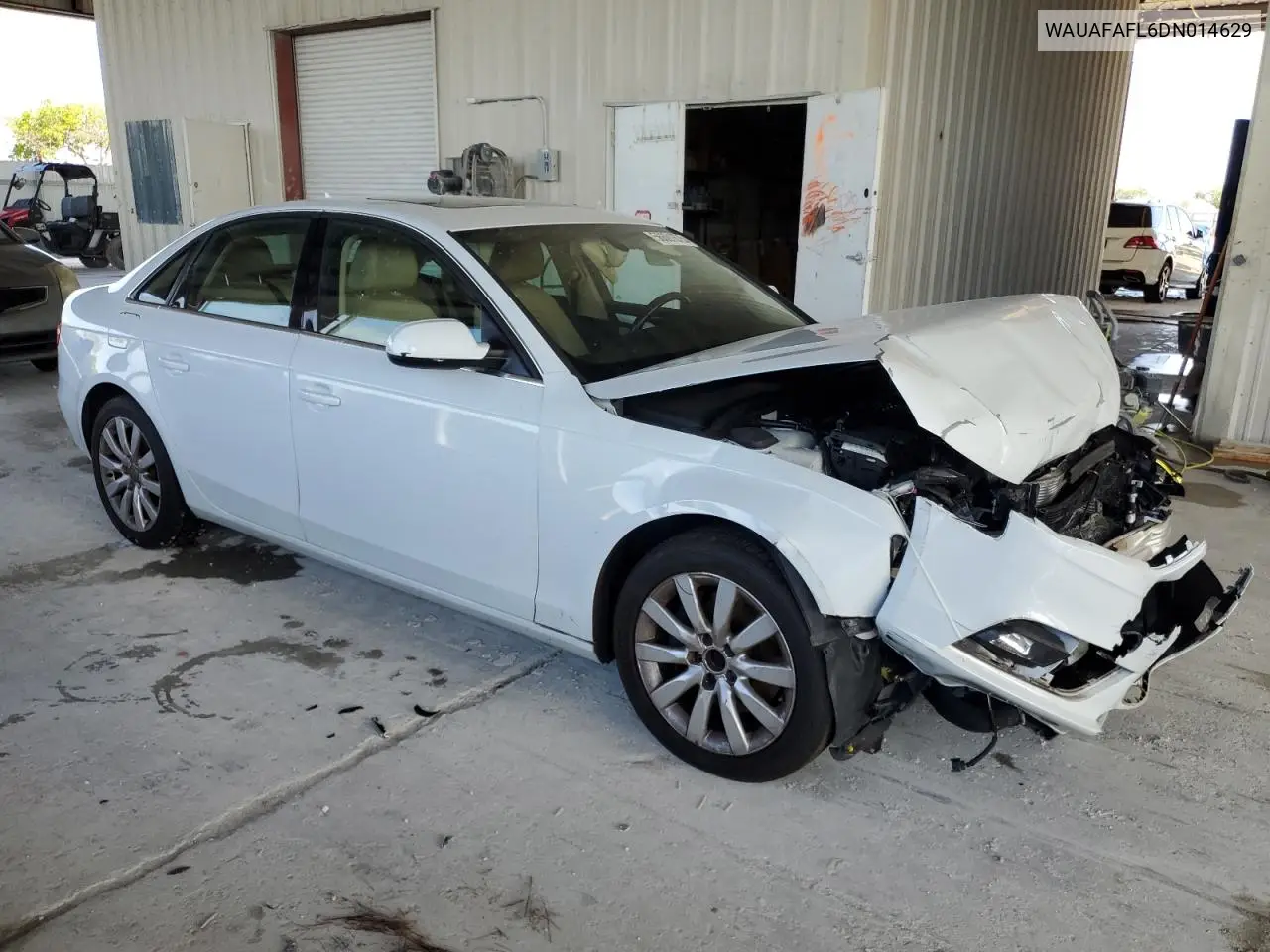 2013 Audi A4 Premium VIN: WAUAFAFL6DN014629 Lot: 56691675