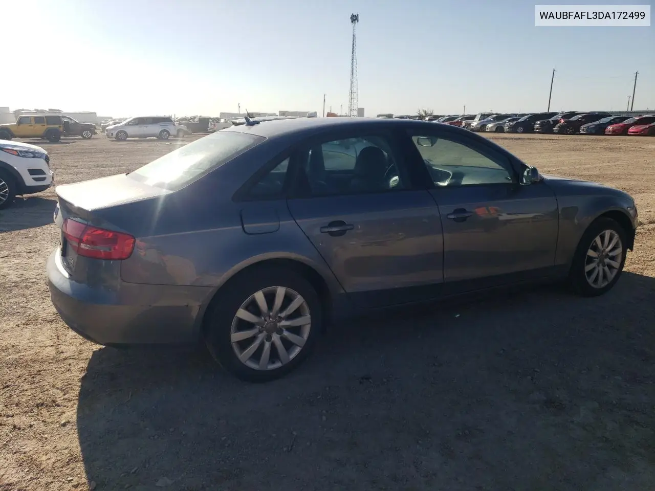2013 Audi A4 Premium VIN: WAUBFAFL3DA172499 Lot: 56747405