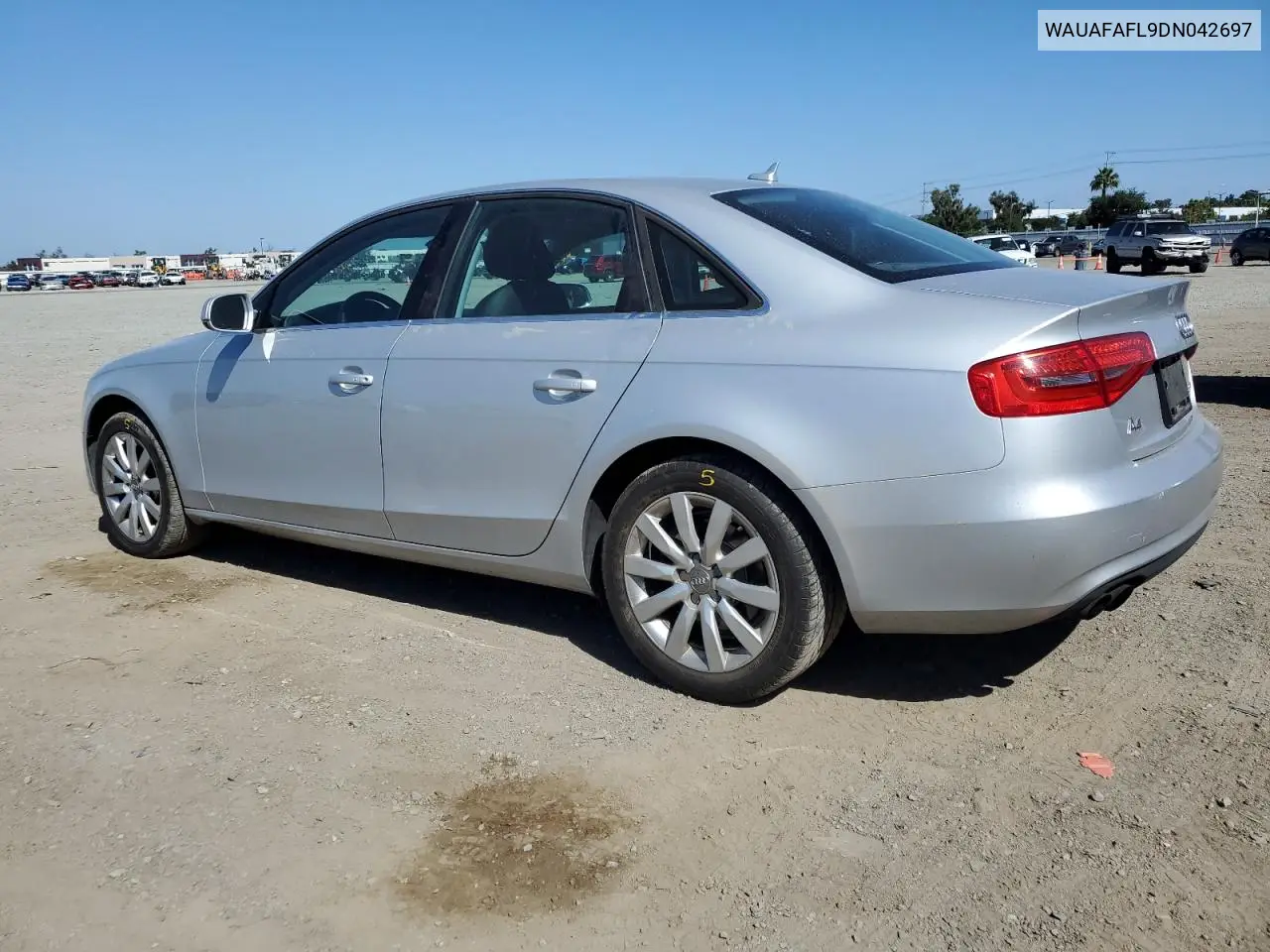 2013 Audi A4 Premium VIN: WAUAFAFL9DN042697 Lot: 56768315